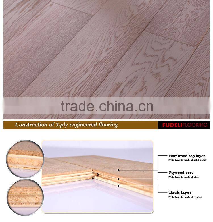 AB grade FSC Certified Classic design oak engineered wood flooring