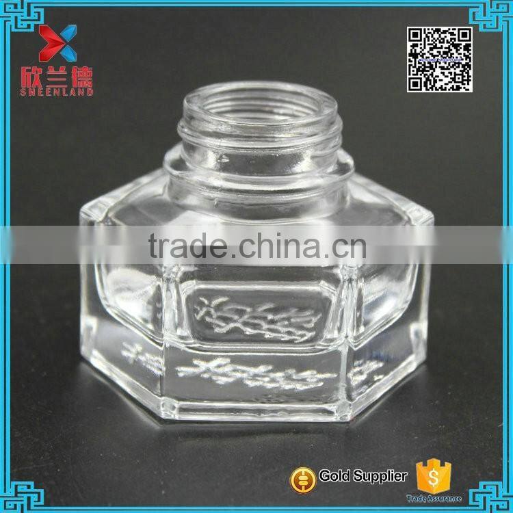 Best Quality 50ml glass ink screw clear bottle