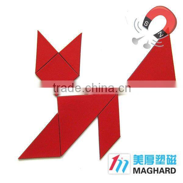 right angled isosceles triangle Magnetic Jigsaw Puzzle Educational Toy