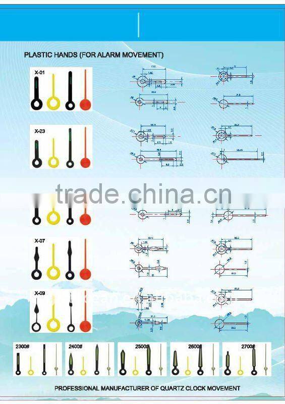 quick hands assembling alarm step clock movement