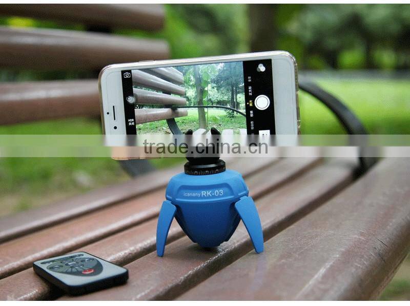 360 Rotary Mini Panorama Robot Remote Selfie Monopod Holder Photography Camera Adapter Bluetooth Wireless Elf Pole