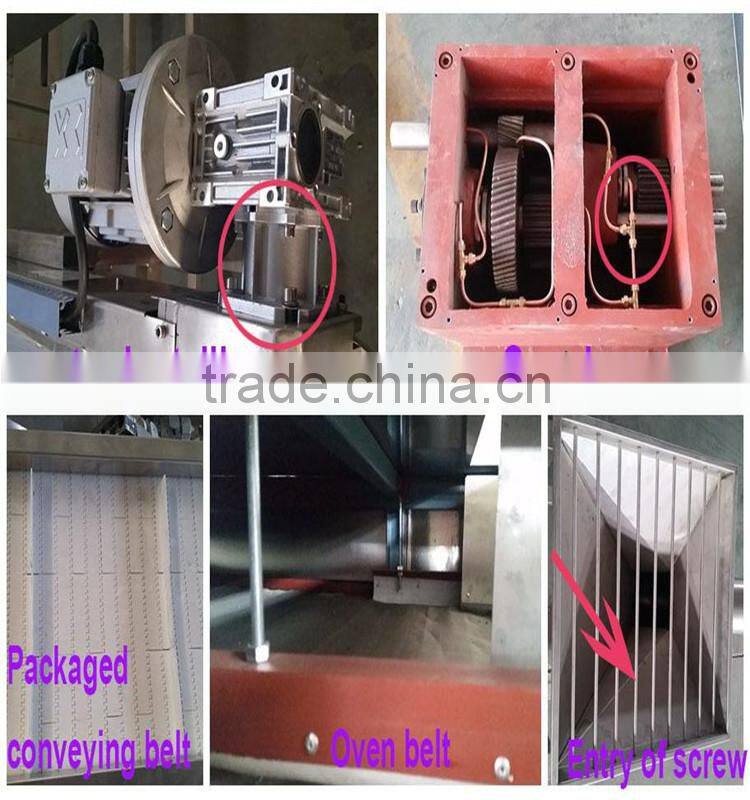 automatic stainless steel snacks pellet chips machine