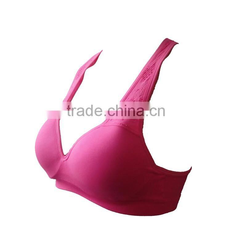 Seamless Breathable Mesh Yoga Vest Bra Women