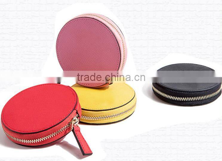 Cheap zipper custom mini leather coin purse,personalized coin purse