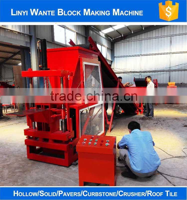 WT1-10 brick making machine hydraulic pusher,auto clay brick machine