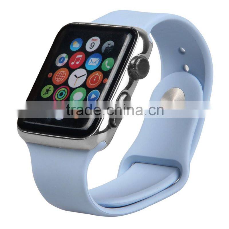 Soft Silicone Replacement Sport Band for Apple Watch, For Apple Watch Rubber Wrist Watch Strap