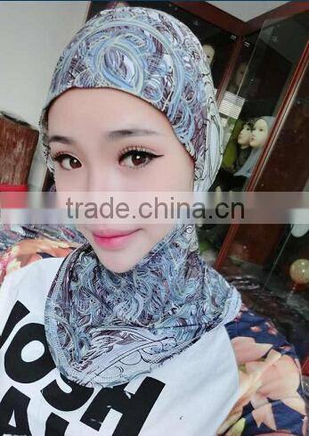 C069 new style print ninja inner underscarf,full underscarf to cover neck