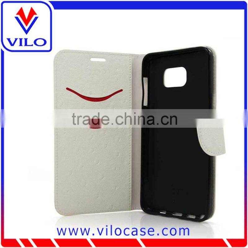 buckle Card slot Leather flip case for Samsung Note 5