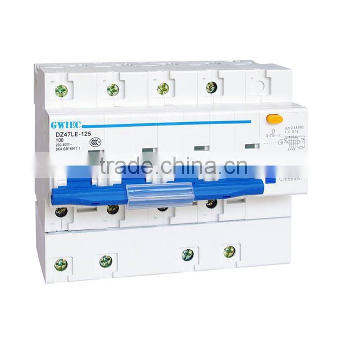 1 pole DZ47LE-100 DZ47LE-125 RCCB
