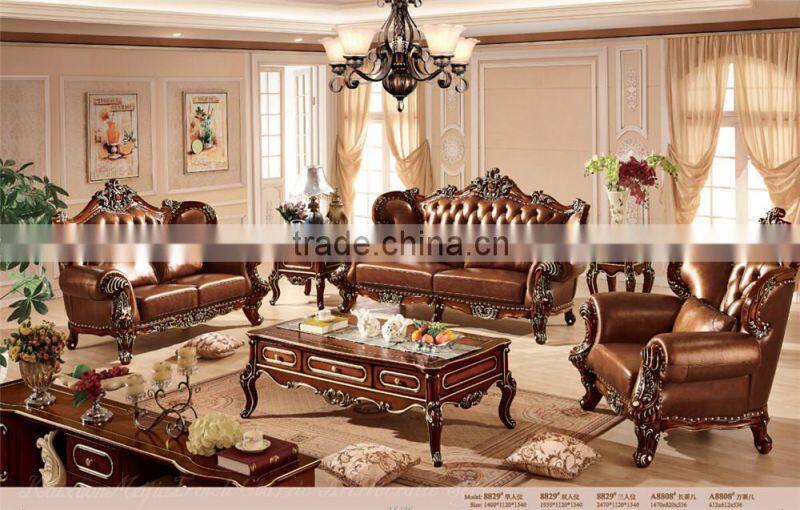 American classic leather sofa restaurant sofa modern wardrobe furniture