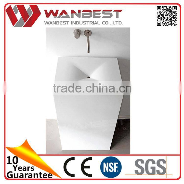 Unique style crazy selling golden decal wash basin countertop sink