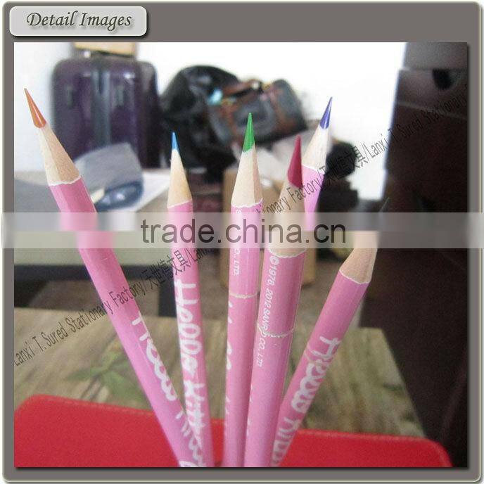 Custom Round Wooden Colored Pencil Bulk