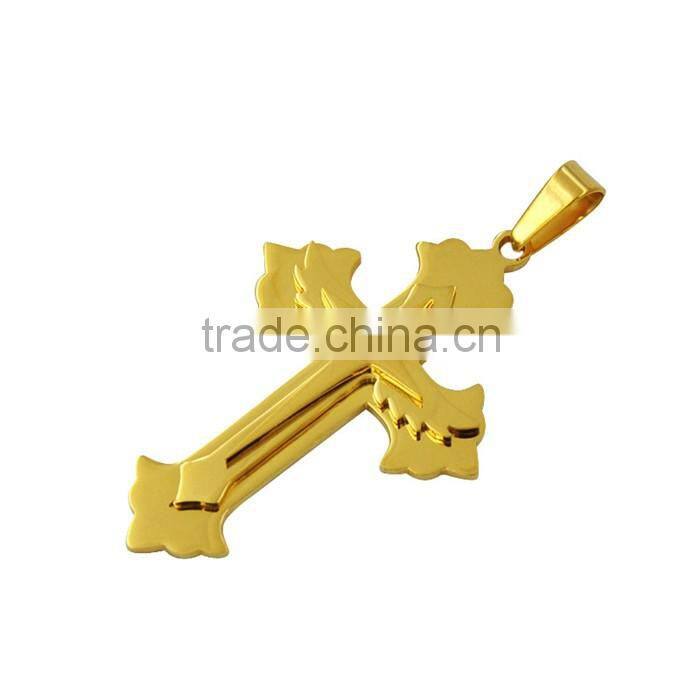 Fashion new design jewelry JCN0329 stainless steel cross necklace pendants