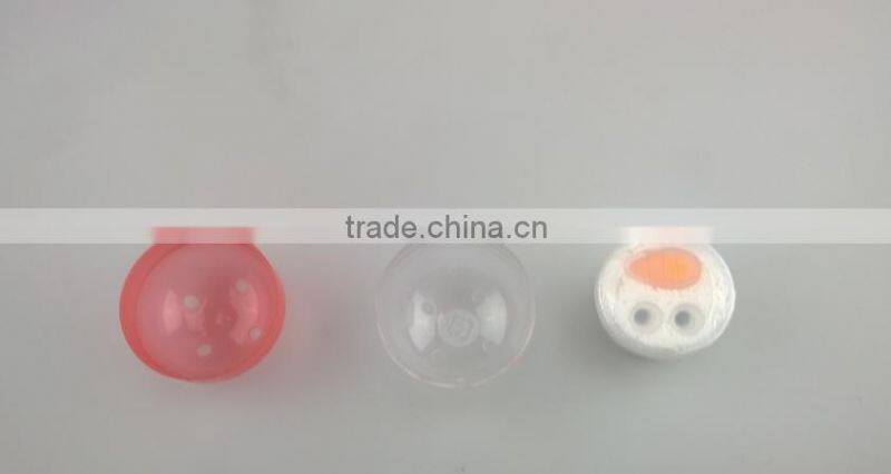 Capsule toys in vending machine with snow putty