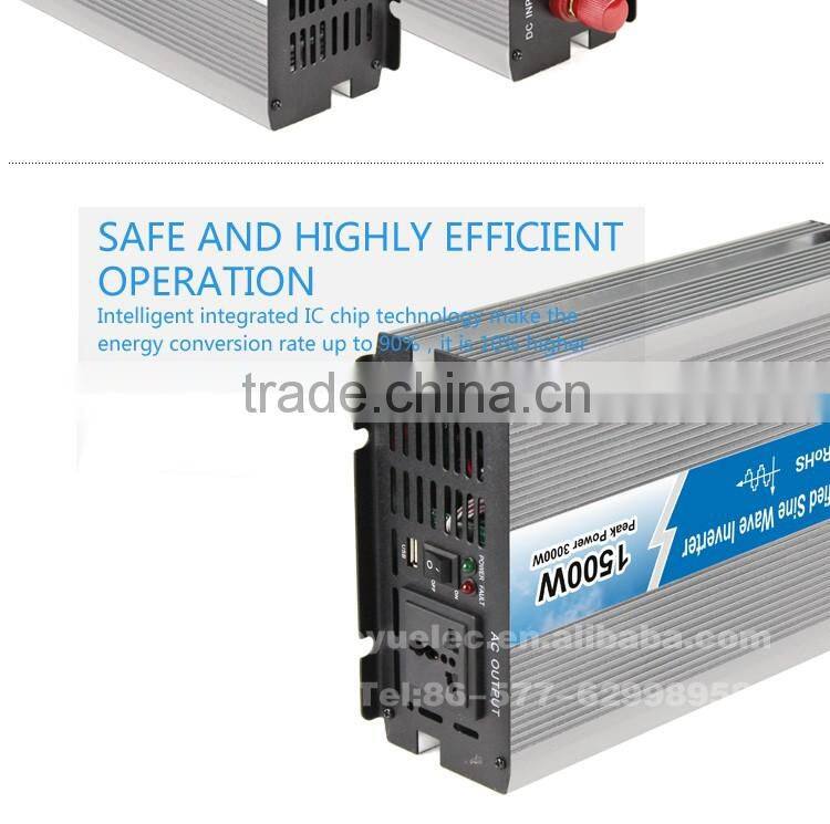 Professional manufacturer modified wave inverter 1500 watt DC 24v to AC 110v /220v OPIM -1500 high frequency power inverter