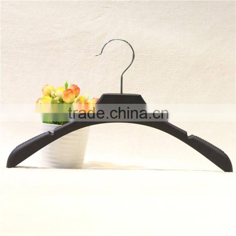 Colorful plastic baby clothes hanger for kids clothes