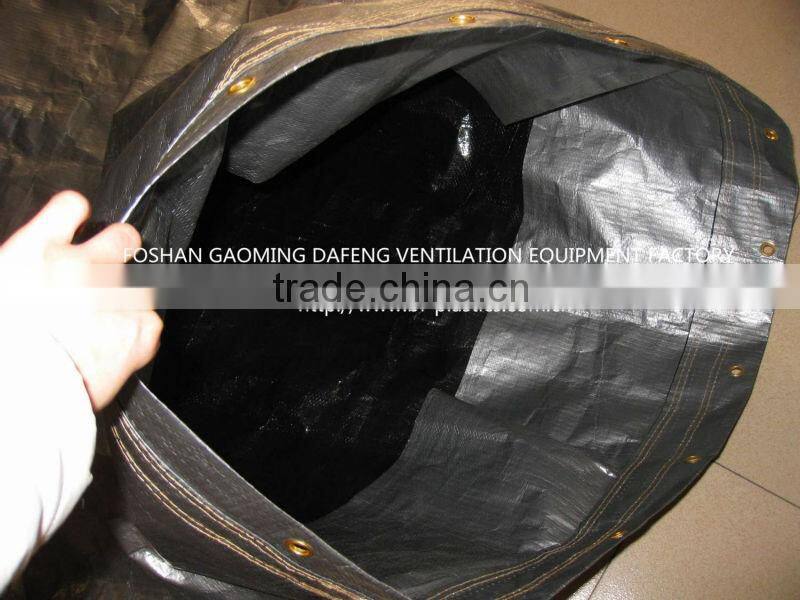 PE lay-flat tunnel and mining air duct sewing craft
