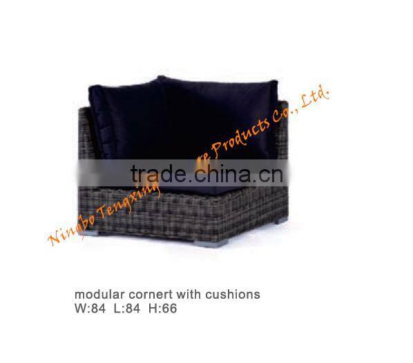 2016 New model style new design use hotel garden rattan sofa set