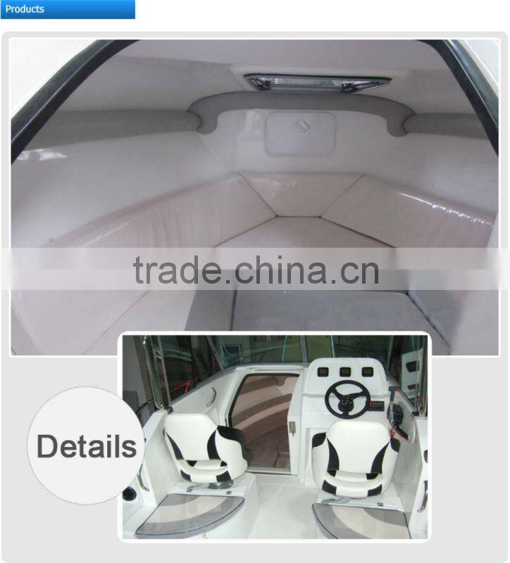 6m fiberglass convertible top motor boat (600 Hard Top Convertible)