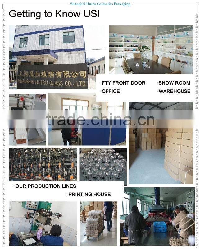 SKII shape Essence Gel Bottle Small Glas Bottle 40ml with rubber dropper