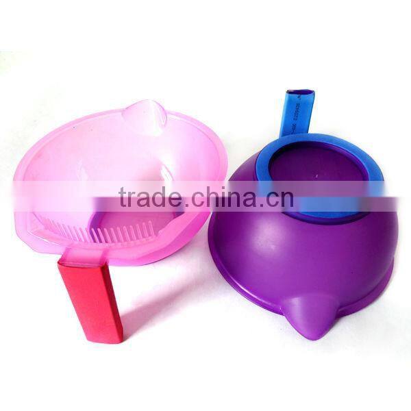 Hair salon equipment plastic hair tinting dyeing bowl