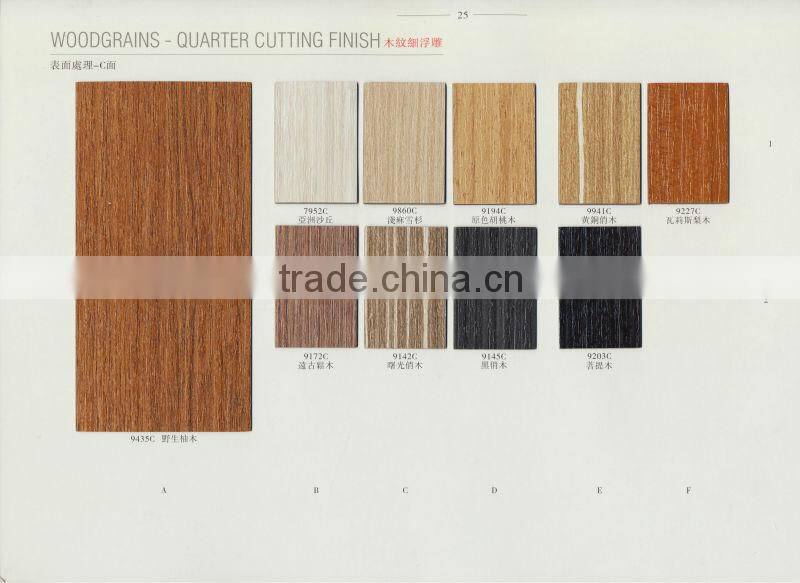 Remica Decorative high pressure laminates quarter cutting finish