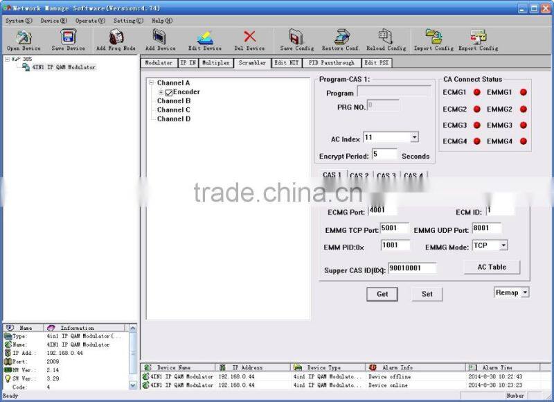SC-4154 dvb ip qam modulator