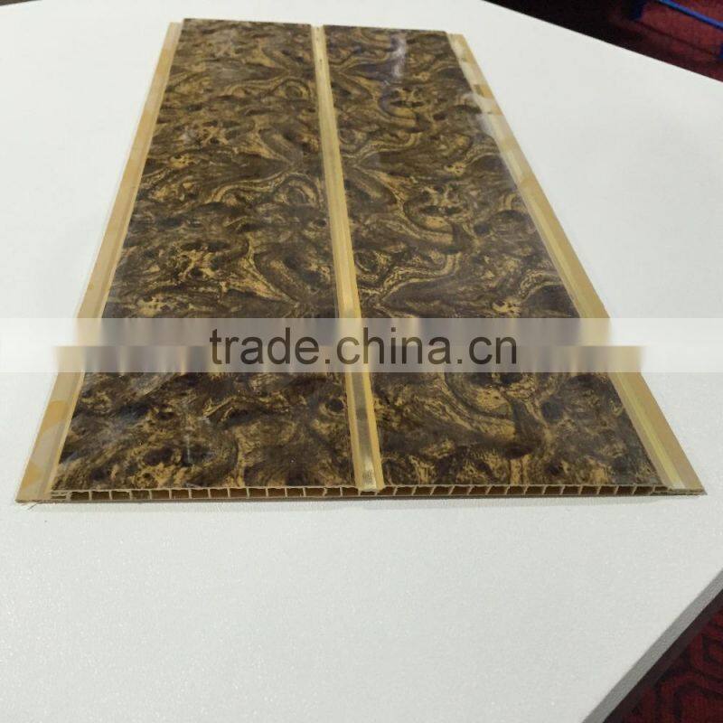 plastic groove waterproof pvc false ceiling, pvc decorative wall panel, pvc ceiling tile