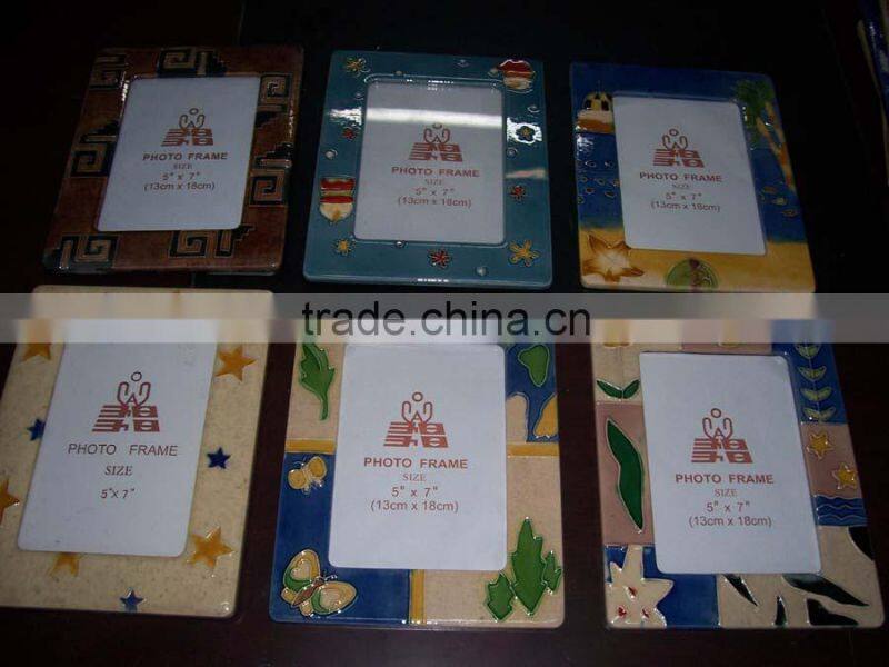 ceramic photo frame