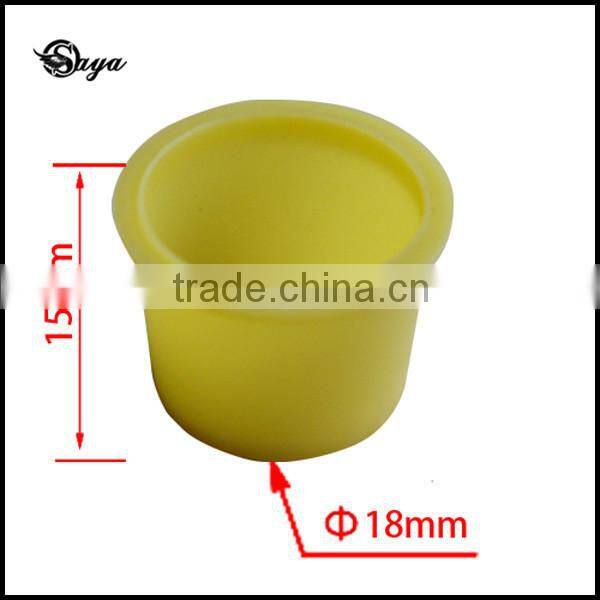 New Style Best Quality Transparent Flat Bottom Plastic Tattoo Pigment Cup