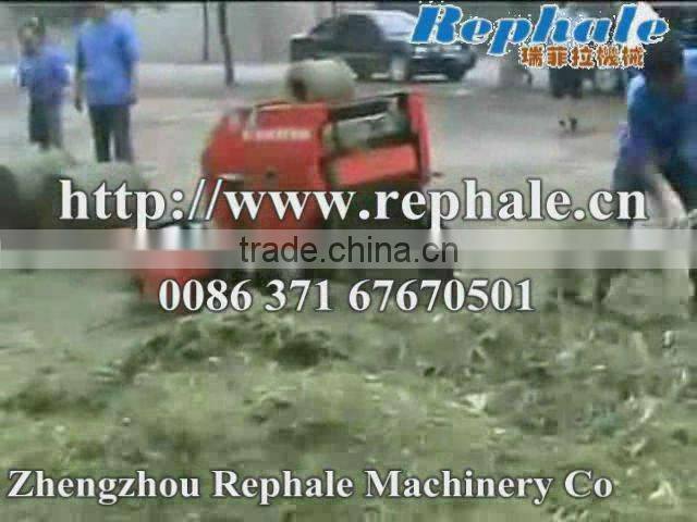 farm use mobile or horizontical type corn straw, hay, grass, wheat, rice straw round bundling machine and straw baler for silage