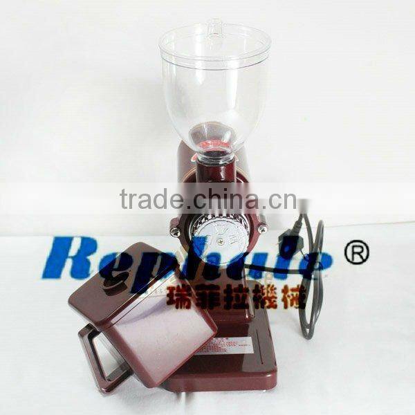 electric red, black small roasted coffee bean grinder, fine coffee bean powder making machine