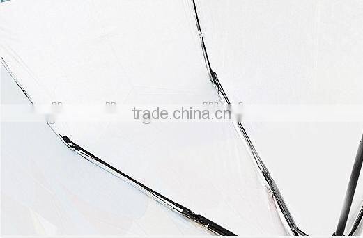 Hot Sale unique umbrella Fashion Galaxy Nebula 3 Folding sika deer art Umbrella Sunny and Rainy Sunscreen Anti-uv Umbrellas