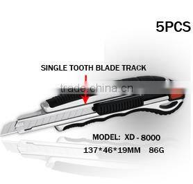 tool cutter 18mm Snap Off Blade Aluminium Alloy screw lock Utility Cutter Knife