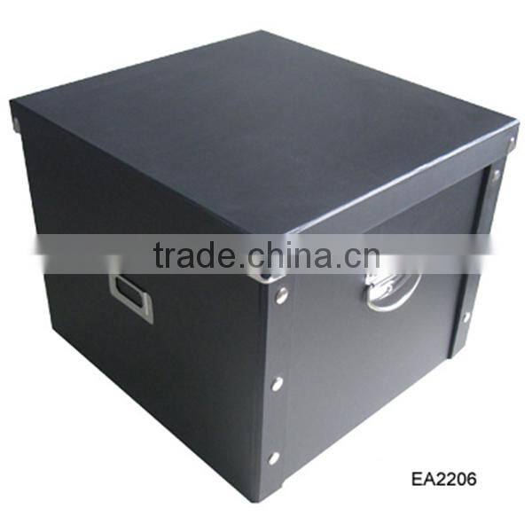 High quality cardboard paper foldable storage box