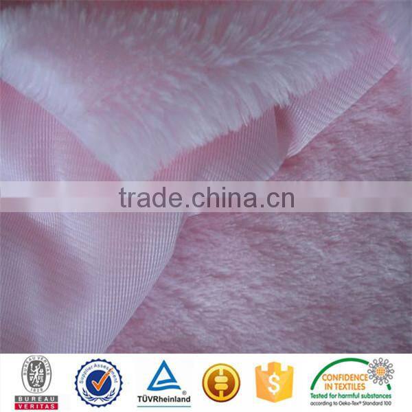 100%polyester carpet warp knit soft slip high-pile Plush Fabric For Making Soft Toys