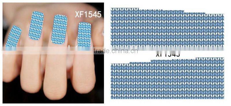 2016 wholesale popular colorful water decals nail art stickers