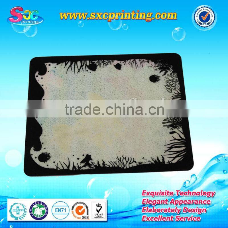 2014 wholesale flock print heat transfer sticker