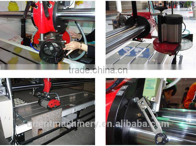 Deep water basin stone cutting table saw machine