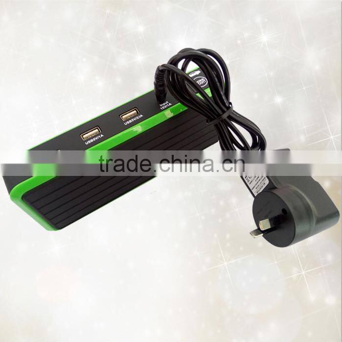 Mini Type Power BoosterPortable 12000mAh Multi-Function Li-Po battery for cars with USB output emergency car jump starter