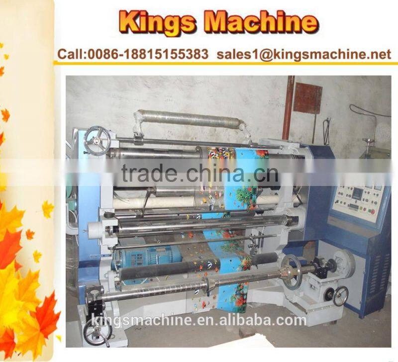 WFQ-1100/1300 High Speed Cheap Price BoPP/PET/PVC/CPP/CPE/Paper Slitting Machines(Kings brand)