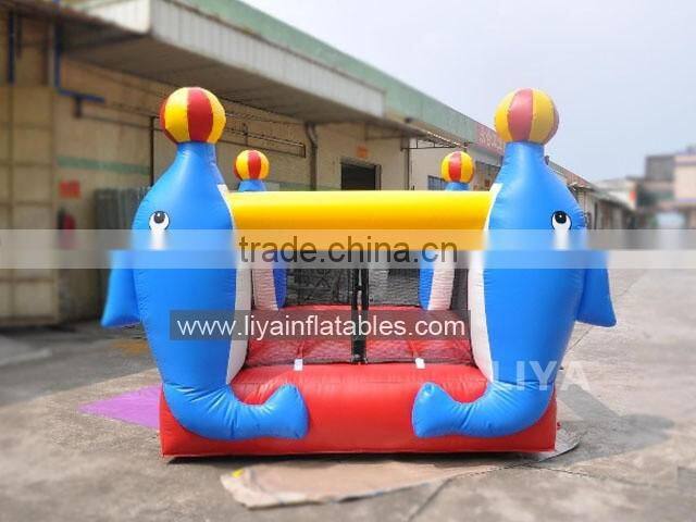 inflatable mini castle produced by nylon or PVC tarpaulin material
