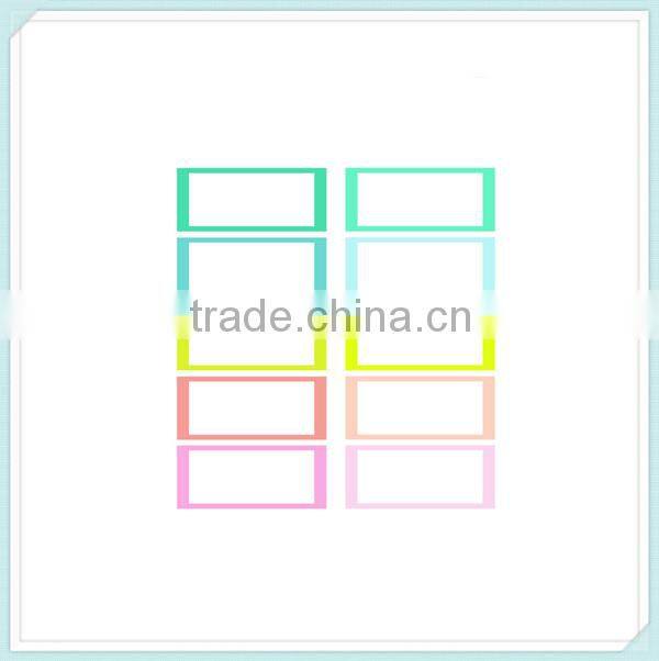 Colorful machine to make labels adhesive