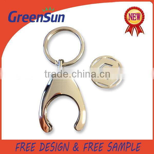 2015 New Arrival useful metal calendar bottle opener keyring