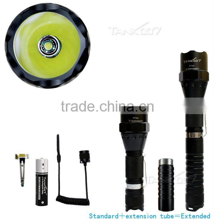 tank007 Tactical use 1000 lumens led torch for Military use led flashlight