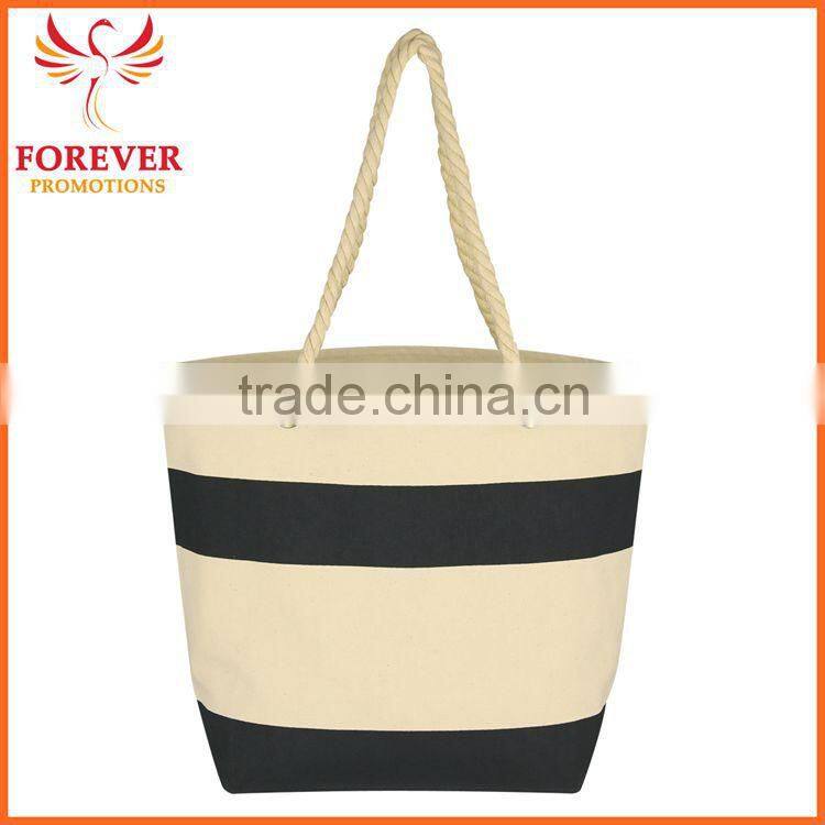 Wholesale New Design Cheap 24 16 14 OZ. Cotton Blank Canvas Tote Bag With Rope Handles