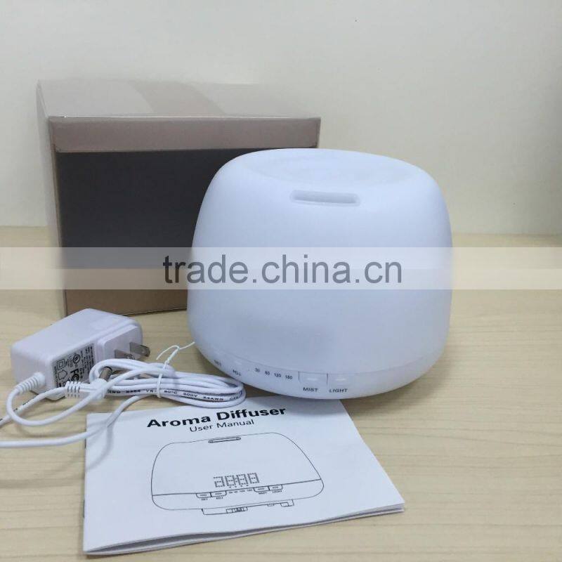 Factory Wholesale Ultrasonic Aromatherapy Diffuser With Clock