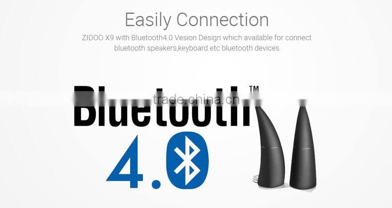 Full HD ZIDOO X9 Android TV Box 4K TV, 1080p Recorder, MSTAR Quad Core 2GB RAM Support Wi-Fi Blutooth4.0 KODI