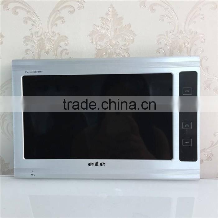 ID card unlock Color Video Door Phone 9 Inch LCD 4 to 4 Intercom System Video Door Bell ring doorbell video