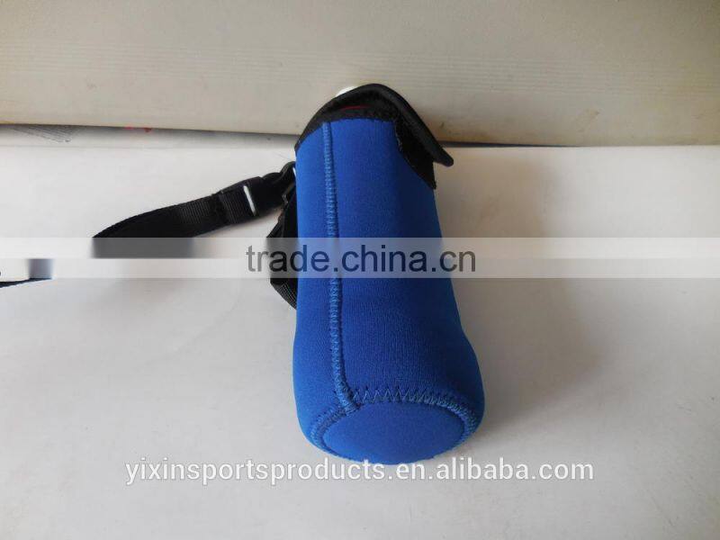neoprene bottle cooler insulate water bottle cooler bag with handle strip,beer can cooler holder